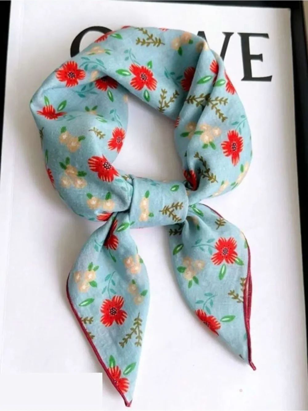 boho Floral Scarf S159